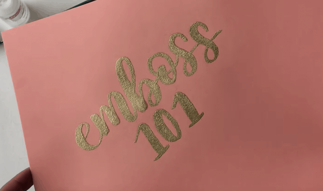 How to Use Embossing Powder in Calligraphy | The Happy Ever Crafter