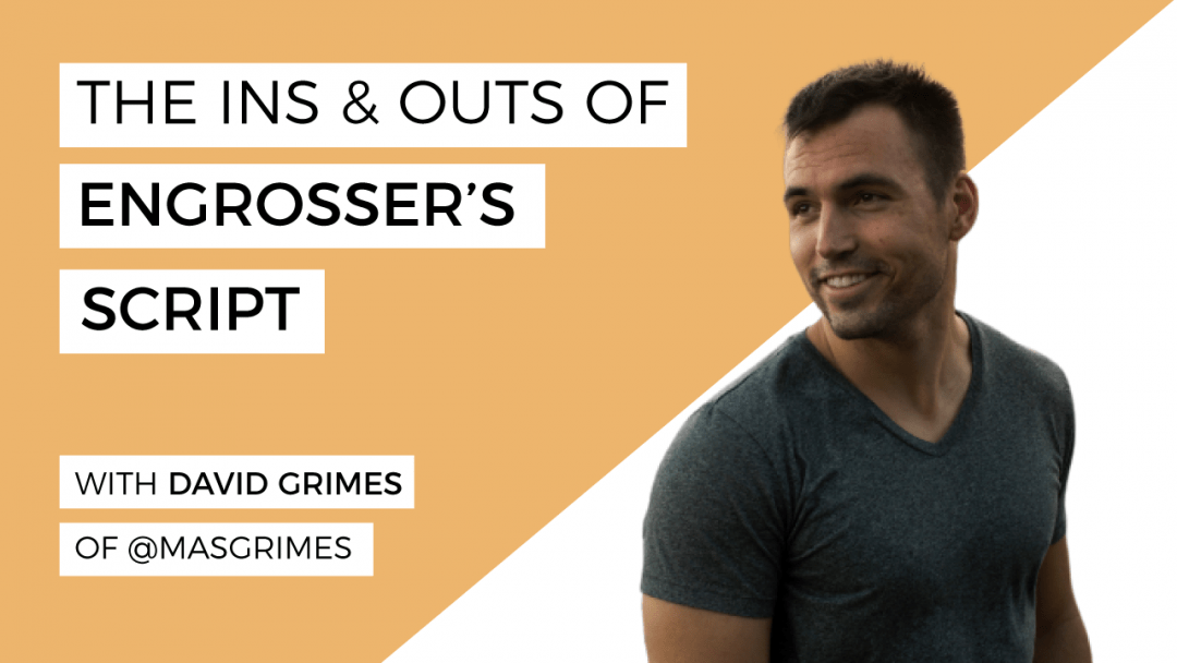 Grimes Script The Ins And Outs Of Engrosser's Script - The Happy Ever Crafter Inc.
