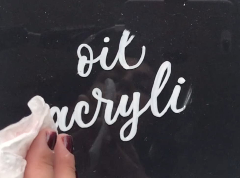What To Use (And Not Use) When You're Doing Lettering On Acrylic! - The  Happy Ever Crafter
