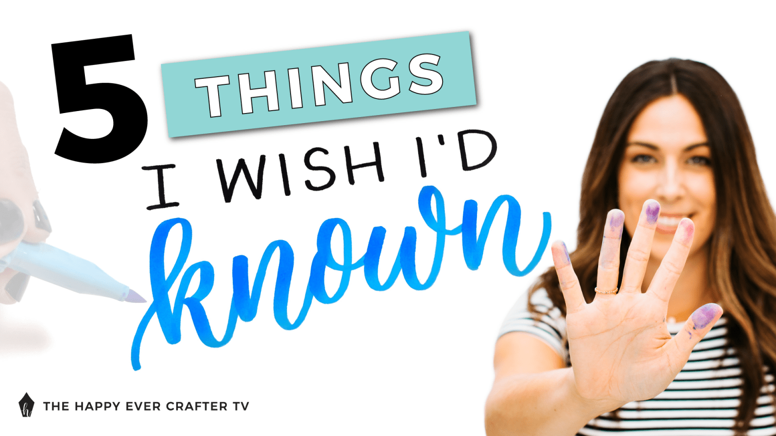 5 Things I Wish I'd Known Before Learning Calligraphy - The Happy Ever ...