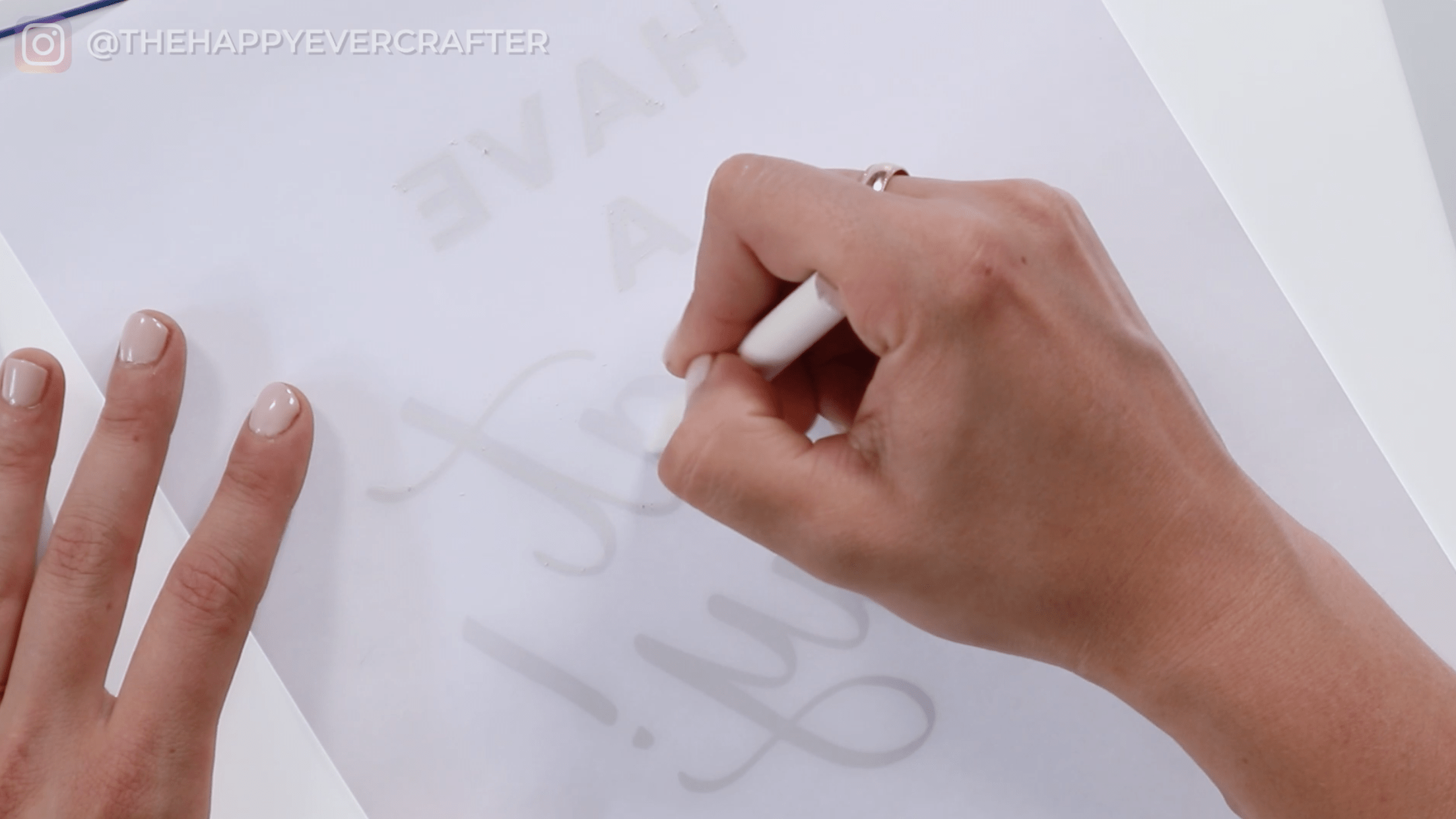 My #1 Most-Used Signage Hack (Chalk Transfer) - The Happy Ever Crafter Inc.