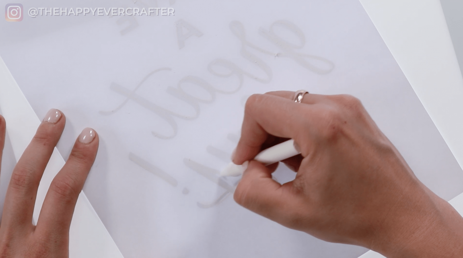My #1 Most-Used Signage Hack (Chalk Transfer) - The Happy Ever Crafter Inc.