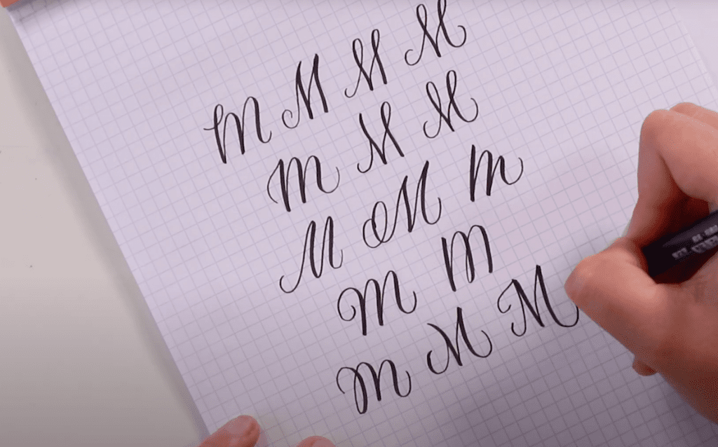 15 Ways To Write Letter M In Brush Calligraphy The Happy Ever Crafter 15 Ways To Write Letter M In Brush Calligraphy The Happy Ever Crafter