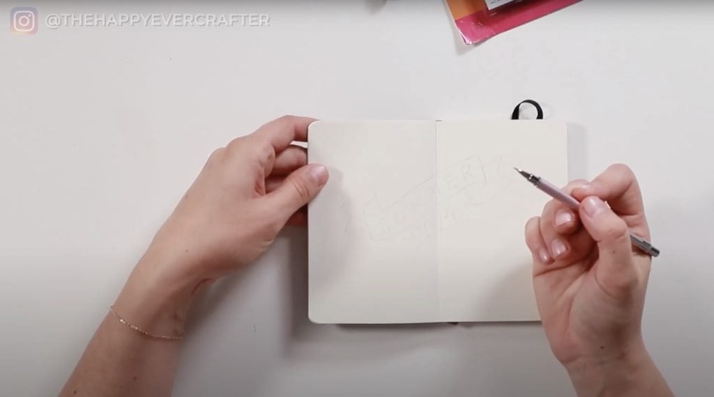 Inside my Journal - Easy Doodle Layouts - The Happy Ever Crafter Inc.